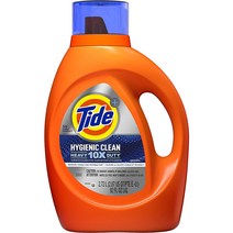 Tide 타이드 헤비듀티 X10 액상 농축 세탁 세제 오리지날 (2.72L)