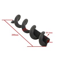 펠렛난로 펠렛 스토브 오거 피더 200 500 바이오매스 목재 변환 키트, 05 length 500