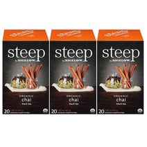 Bigelow Steep Chai Black Tea 터키식 홍차 20태백 x3팩