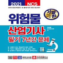 크라운출판사 새책-스테이책터 [2021 기발한 위험물산업기사 필기 7년간 문제] -크라운출판사-위험물안전관리회 지음-위험물-2021, 2021 기발한 위험물산업기사 필기 7년간 문제