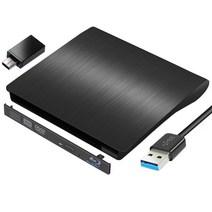 외장cd롬 디비디플레이어 리더기 127mm 유형 C USB 30 외부 블루 레이 DVDCDROM 케이스 노트북 데스크탑 PC, 02 12.7MM Blu-Ray