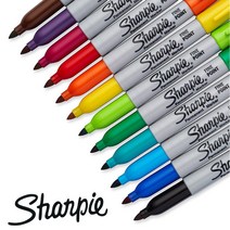 샤피 유성펜 Fine 낱색 / 12가지 컬러 / 네임펜 / 다용도 펜 / 사인용, Purple