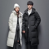 남녀공용 롱 오리털 패딩