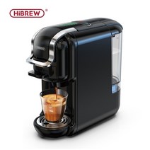 에스프레소머신 가정용 수동 커피 카페 머신 hibrew 멀티 캡슐 핫콜드 돌체 구스토 밀크 네스프레소 캡슐 ese pod 지상 테리아 19bar 5 in 1, h2b bk, 우리를