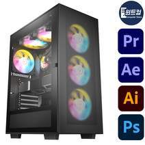 4K 영상편집 컴퓨터 유튜브 동영상 에펙 프리미어 프로 PC, FREEDOS, HDD 2TB추가, 영상편집용03