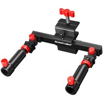 좌대 부품 대포 액세서리 버클 램프 미끼 뜰채 파라솔 우산꽂이 클램프 받침대 로드거치대, 6. 이중 낚시대 받침대 클램프