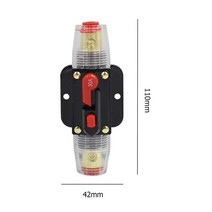 30A 40A 50A 60A 80A 100A 125A 회로 차단기 자동 리셋 DC 12-42V 바다 요트 RV 전원 보험, 01 30A