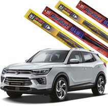 뉴 뷰티풀 리스펙 코란도 C 뉴스타일 스포츠 투리스모 와이퍼 1+1 그라파이트 메탈 3중날 발수코팅 실리콘 4계절용, 코란도C/뉴코란도C/뉴스타일 600 400, 3중날 W-Sky