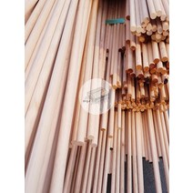 우드창고 레드오크 목봉 프리미엄 북미산 40파이x3000mm 참나무 원주목 나무봉환봉 옷걸이봉 목재 인테리어자재