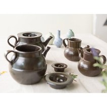 여주도자기 옹기 간장병 양념통 인테리어 소품, 대, 1개