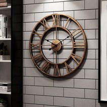 디우데코 철재 무소음 대형 벽시계(4color), 골드47cm