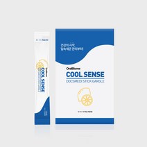 닥스메디 쿨센스 스틱가글 10ml 30개입 휴대용 일회용 레몬향 편도염 구강청결제 무알콜 가그린 천연 임플란트 잇몸 입냄새 구취 제거