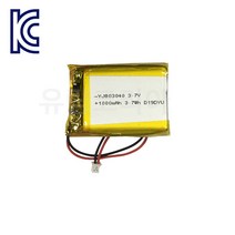 YJ 리튬폴리머배터리 YJ803040 1000mAh KC인증 충전지, 1개