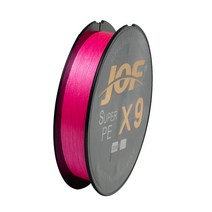 JOF X9 9합사 300M PE라인 배스 쏘가리 쭈꾸미 루어 원투, 핑크 0.8호