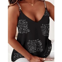 패치 워크 체인 기본 스 민소매 v 넥 여름 캐주얼 블라우스 레이디 오프 숄더 풀오버