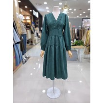 포커스 잔 골덴 뒷밴딩 원피스 FF2I7OP01875