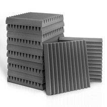 방음벽 방음 스펀지 차음제 흡음제 아트보드 방음 계란판 셀프방음 스튜디오, 24Pack, Gray