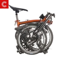 브롬톤 C라인 2단 블랙에디션 플레임라커 + 브룩스 C17 안장 구 모델명 M2L 22년식, 구매자 부담