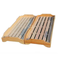 토들러 침대 베드 낮은 낮잠 어린이집 원목 작은, A 130 x 55 x 20cm