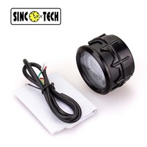 유면계 유량계 디지털 52MM 공기 연료 비율 게이지 12V LED 자동차 터보 부스트 타코미터 수온 오일 온도, 08 Ext temp gauge