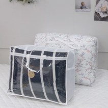 룸마이룸 비닐커버 투명 이불가방, 대형(25x50x63)