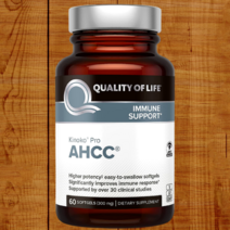 AHCC 키노코 프로 표고버섯균사체 300mg 퀄리티오브라이프, 1개, 기본