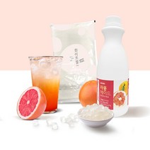 네이쳐티 에이드만들기 세트 (자몽 에이드 원액 1.2KG + 화이트펄 1kg), 단품, 단품
