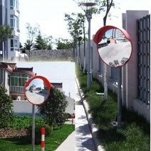 [IL∃7] 반사경 80cm 볼록거울 도로안전 볼록 교통 보용 전경_E∃8260eA, ∠Op_80cm반사경