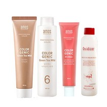 아모스 염색약 칼라제닉 잇츠글로우 80ml/녹차빛채 150ml 산화제포함, 잇츠글로우9TB.금구리빛 황갈색(+산화제포함)
