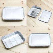 은박도시락B SET 20X15CM 5P 일회용도시락 1회용도시락 일회용도시락용기 과일도시락용기