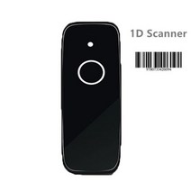 블루투스 바코드 스캐너 미니 1D 스캐너 블루투스 2.4GHz 무선 및 유선 연결 휴대용 리더기 윈도우 휴대폰 태블릿용, CHINA_1D Code