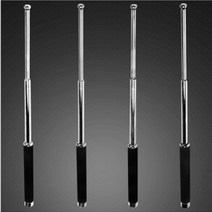 휴대용 3단봉 호신용품 방어 진압봉 66cm 경찰봉, 상품선택, 호신용3단봉-블랙