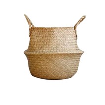 MAME 라탄 왕골 해초 바구니 화분커버, JT1038