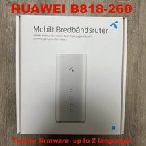 lte라우터 휴대용 와이파이 라우터 포켓파이 원래 화웨이 b818 4g 3 프라임 cat19 b818-260 usb 포트 pk b818-263, 텔레노어 로고 b818