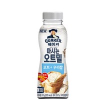 퀘이커 마시는 오트밀 오트 앤 우리쌀, 50g, 12개