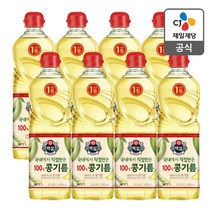 백설 콩기름, 500ml, 8개