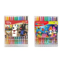 [홈앤스쿨] 문교 가드파드앤리사12색 색연필