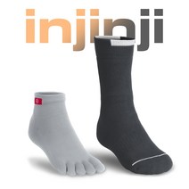 인진지 NEW 트레일러 퍼포먼스 세트 차콜 그레이 쿨맥스 아웃도어 양말 중목 등산 트레킹 백패킹 스포츠 기능성 남자 여자, large(275~300)