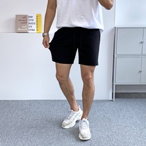 빠델 남자 바스락 와샤 밴딩 스판 4부 반바지