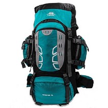 트레킹 백 팩 대용량 등산 배낭 하이킹 아웃 도어 여행 캠핑 Mooedcoe 75L, 녹색