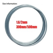 닛블1Pcs Welding Rod 1.6mm/2mm Cored Wire Soldering Tool Steel Copper Aluminum, 02 2mm_01 300mm