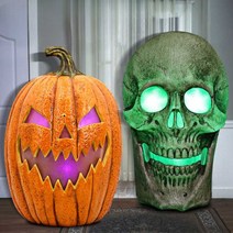 할로윈소품 초인종센서 호박 유령 해골 인테리어 장식, 호박 랜턴