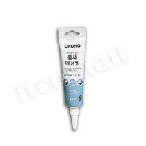 오공 틈새 메꿈씰 100ml (벽면틈새충전) 투명 백색 벽면 바닥 나무 가구 충진 메꾸기, ( 아무색이나 빨리 ), 1개