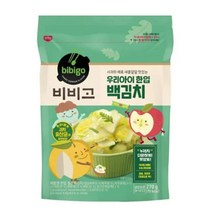 CJ더마켓 집반찬 집밥 가정식 자취템 탑티어 비비고 우리아이한입 백김치 안매운 아이김치 배추 총각 열무 국산 업소용 김치 270G 2개, 25세트