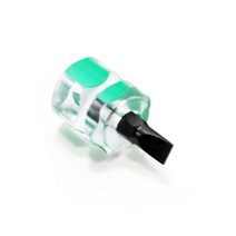 미싱 봉제 부자재 21pcs 재봉틀 스크루 드라이버 키트 미니 짧은 스크루 드라이버 휴대용 무 머리 바늘 판 스크루 드라이버 수리 바느질 도구, 초록