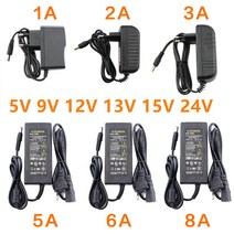 DYDOB 변압기 AC 220V 12V 전원 공급 장치 DC 5V 6V 8V 9V 10V 13V 14V 15V 24V 1A 2A 3A 5A 6A 8A LED 드라이버 어댑터, [02] 2A, [01] 5V, [01] EU Plug