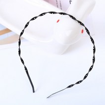 머리띠 남여공용 트위스트 철사 헤어밴드