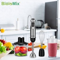 가정용 씽크대 음식물처리기1200 와트 6 속도 다목적 4 in 1 핸드 블렌더 스테인레스 스틸 스무디 소스 수, 01 미국