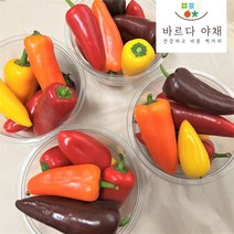 바르다야채 국내산 미니파프리카 250g 1kg 2kg, 4팩(1kg)