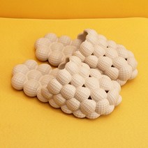 지압슬리퍼 실내 여성 남성 사무실 지압 실내화 신발 슬리퍼 여름 새로운 성격 거품 패션, 살색, 35-36(220mm)